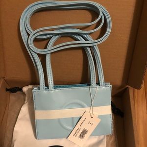 Telfar Small Pool Blue Shopping Bag